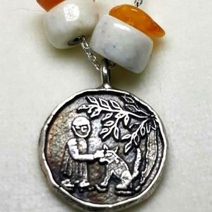 St. Francis Sterling Silver Necklace and Pendant